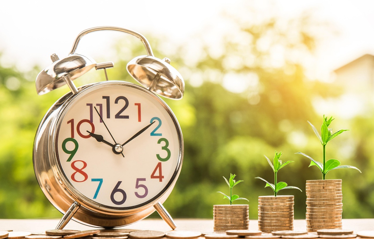 Clock, money, growth — Financial Assistance Without Hassle: No Credit Check Loans for Canadians Living with Disabilities